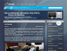Tablet Screenshot of macuser.ro