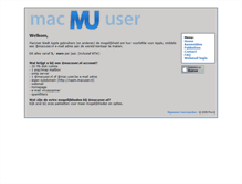 Tablet Screenshot of macuser.nl